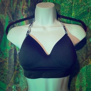 •🖤VICTORIA’S SECRET PINK LOGO T-STRAP PUSH-UP🖤•